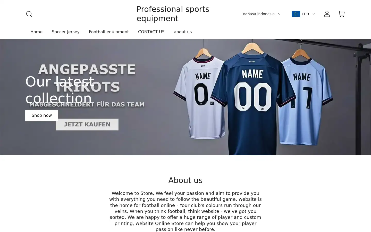 Screenshot of soccerballofficia.com