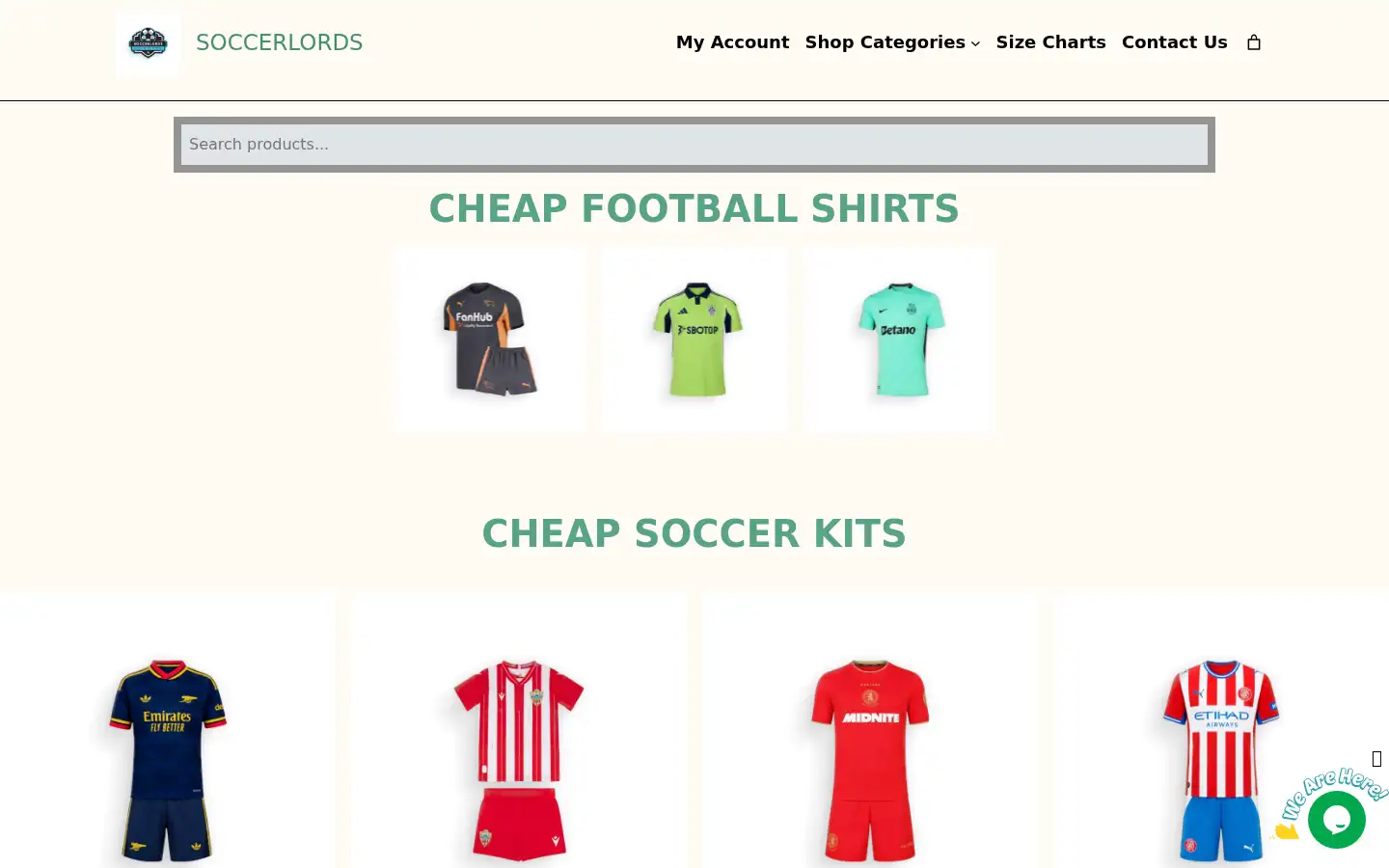 Screenshot of soccerlords.co.uk