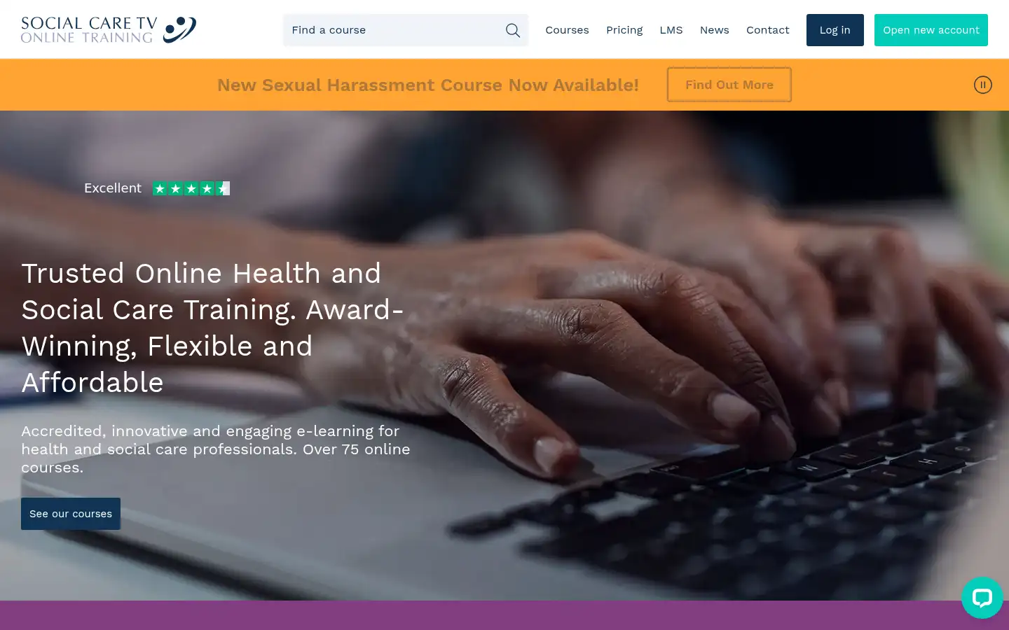 Screenshot of social-care.tv