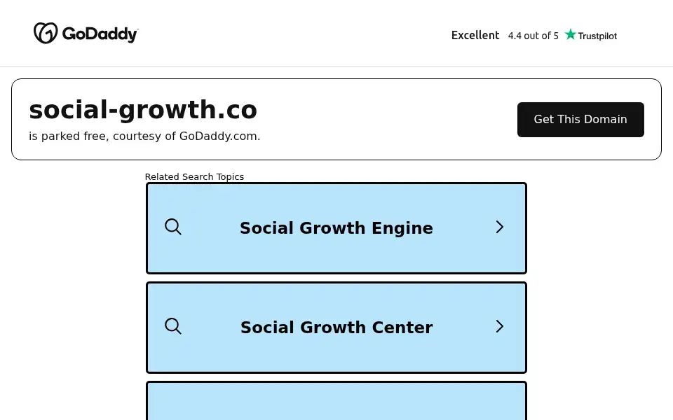 Screenshot of social-growth.co