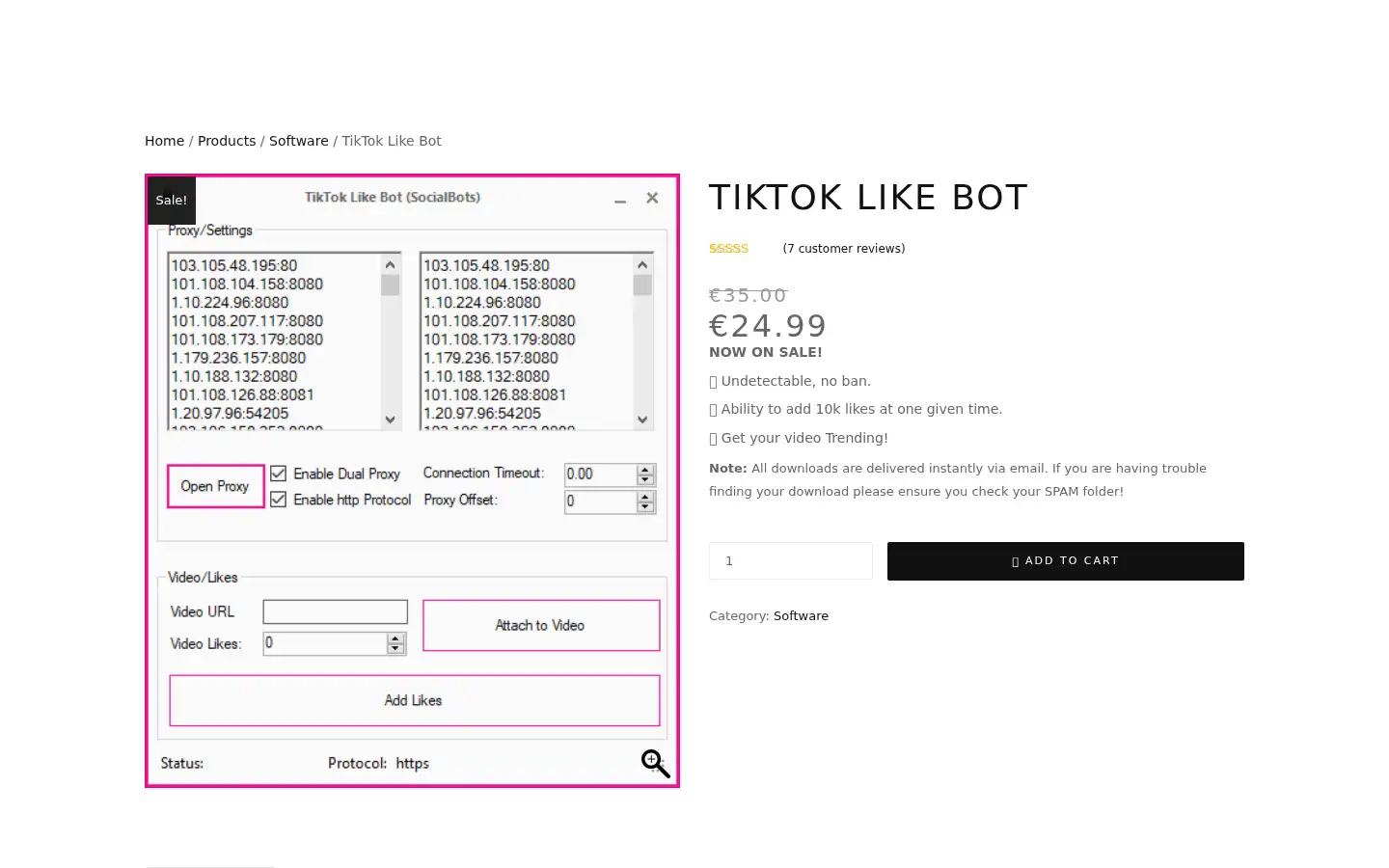 Screenshot of socialbots.tech