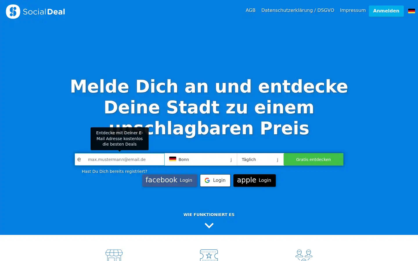 Screenshot of socialdeal.de