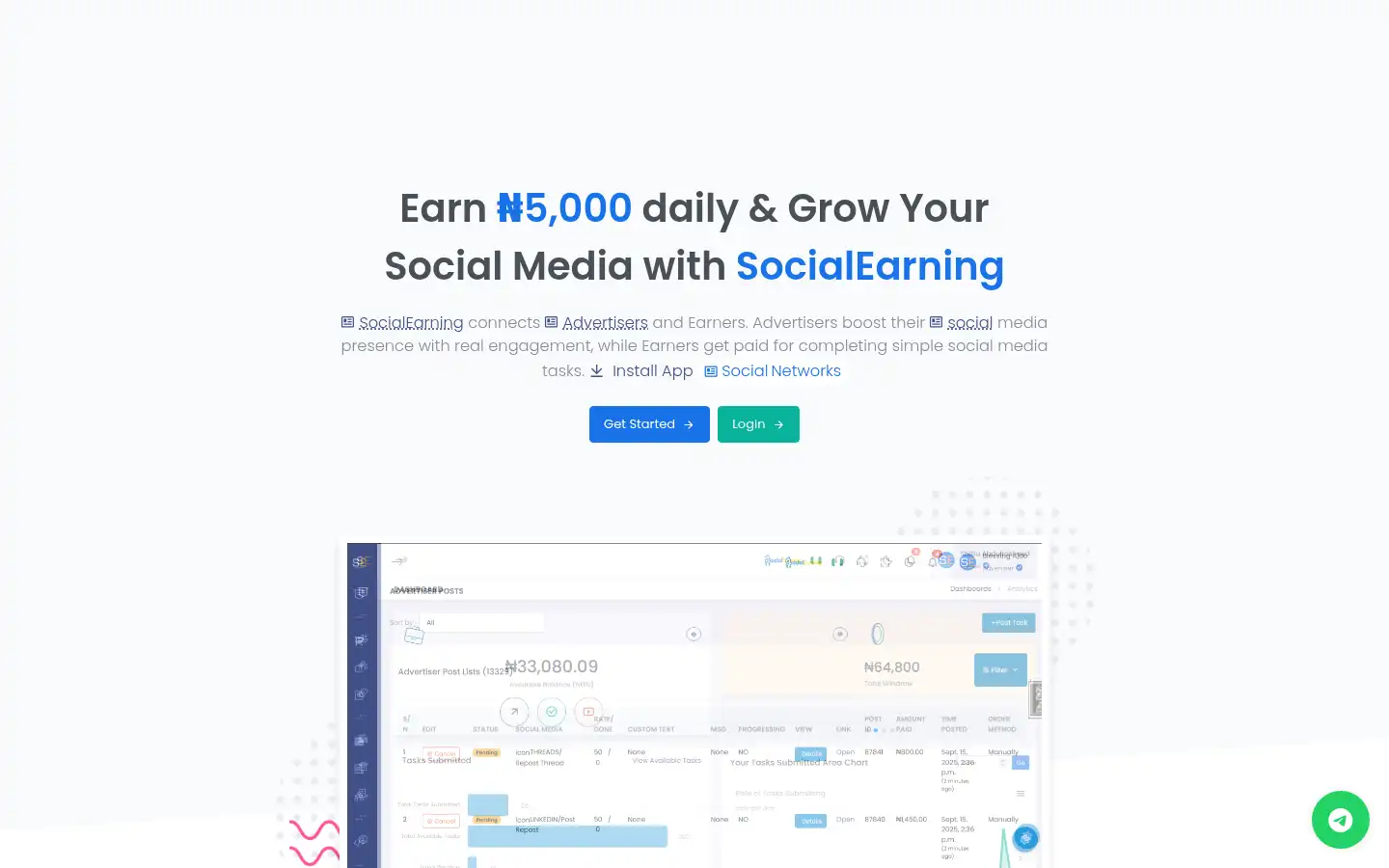 Screenshot of socialearning.org