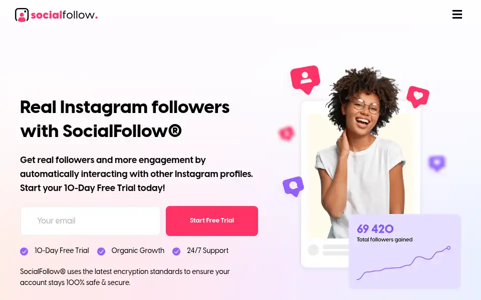 Screenshot of socialfollow.co