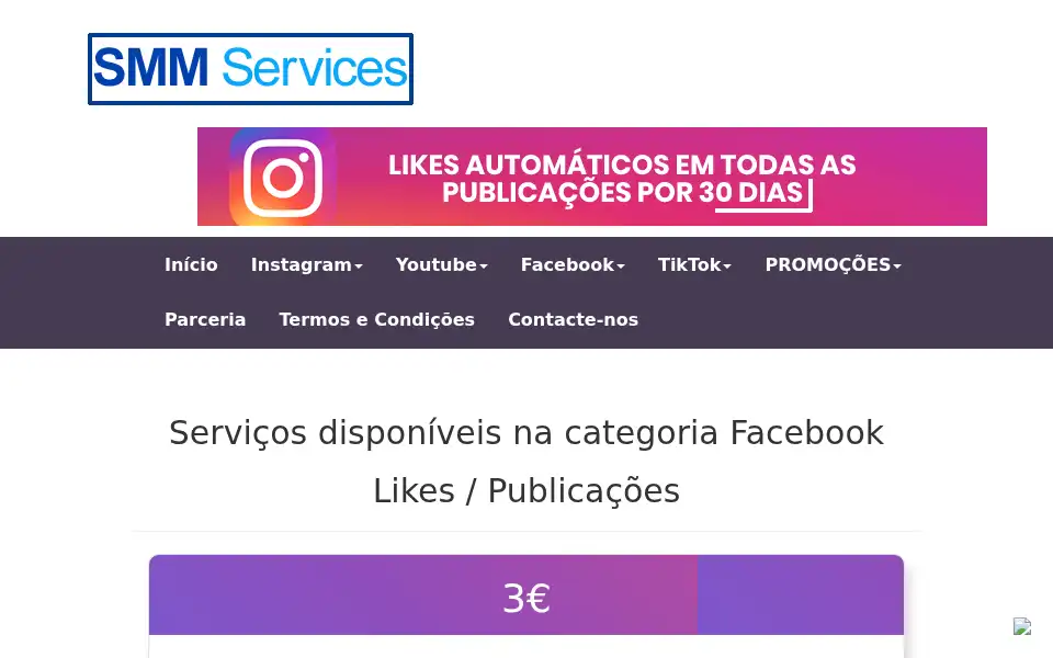 Screenshot of socialmarketing.pt