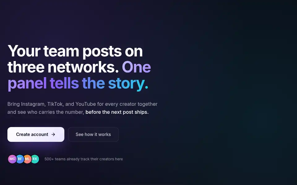 Screenshot of socialpanel.xyz