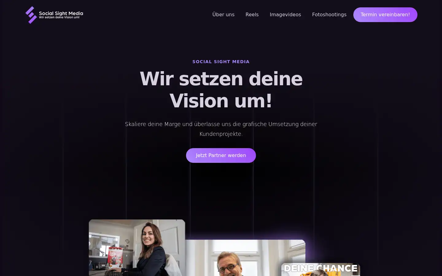 Screenshot of socialsightmedia.de