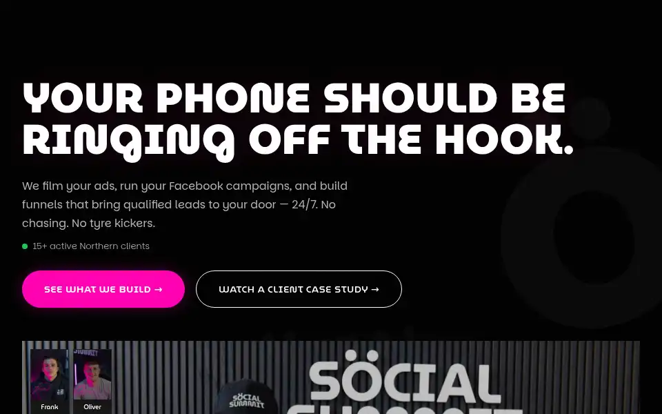 Screenshot of socialsummit.uk
