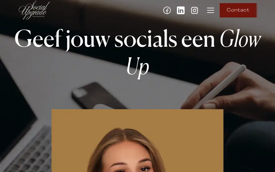 Screenshot of socialupgrade.nl