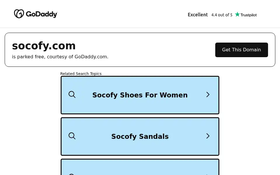 Screenshot of socofy.com