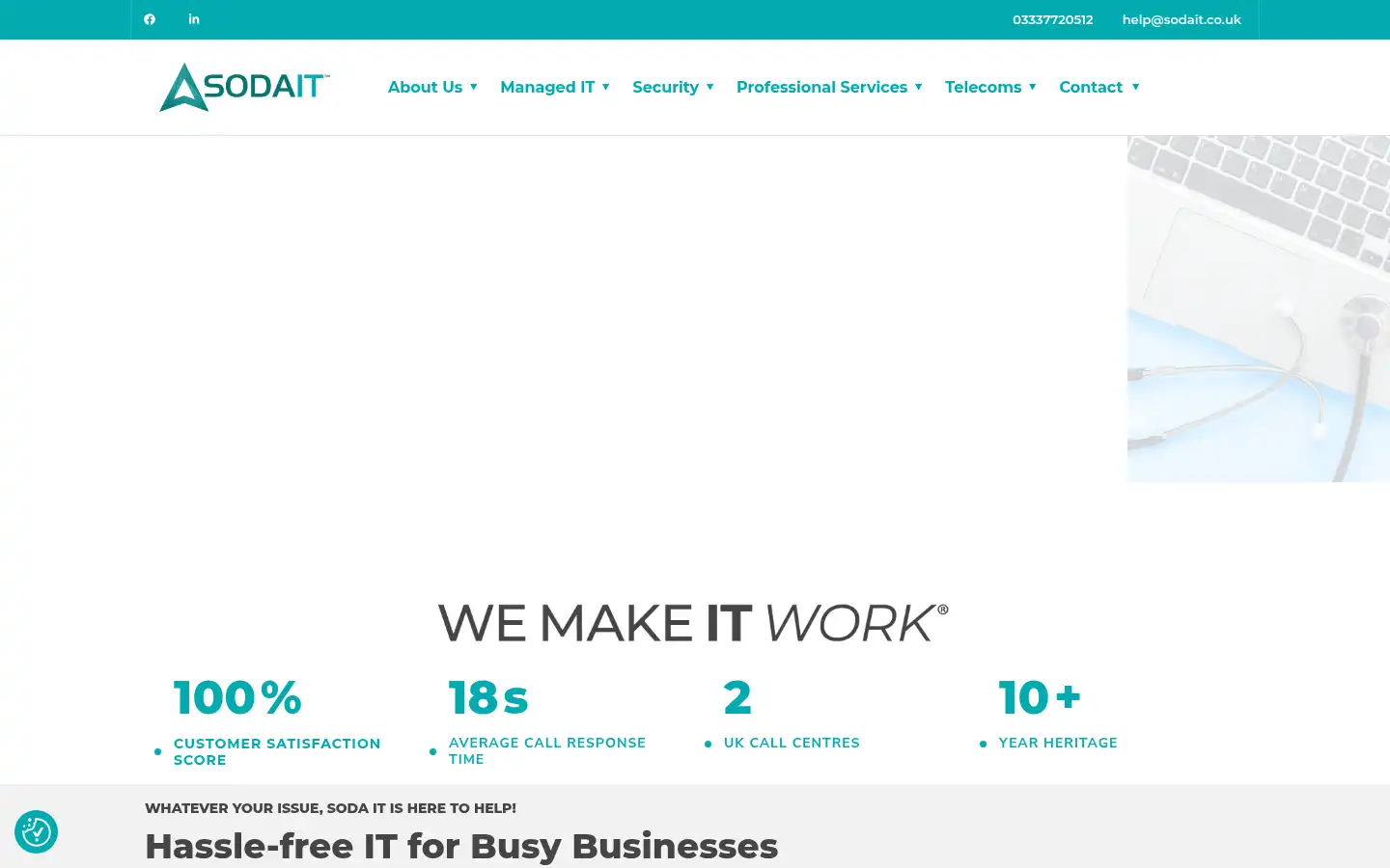Screenshot of sodait.co.uk