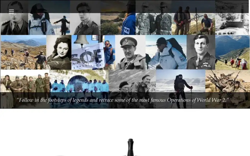 Screenshot of soeexpeditions.com