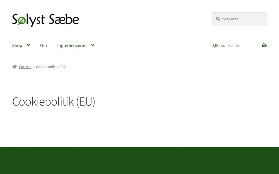 Screenshot of soelystsaebe.dk