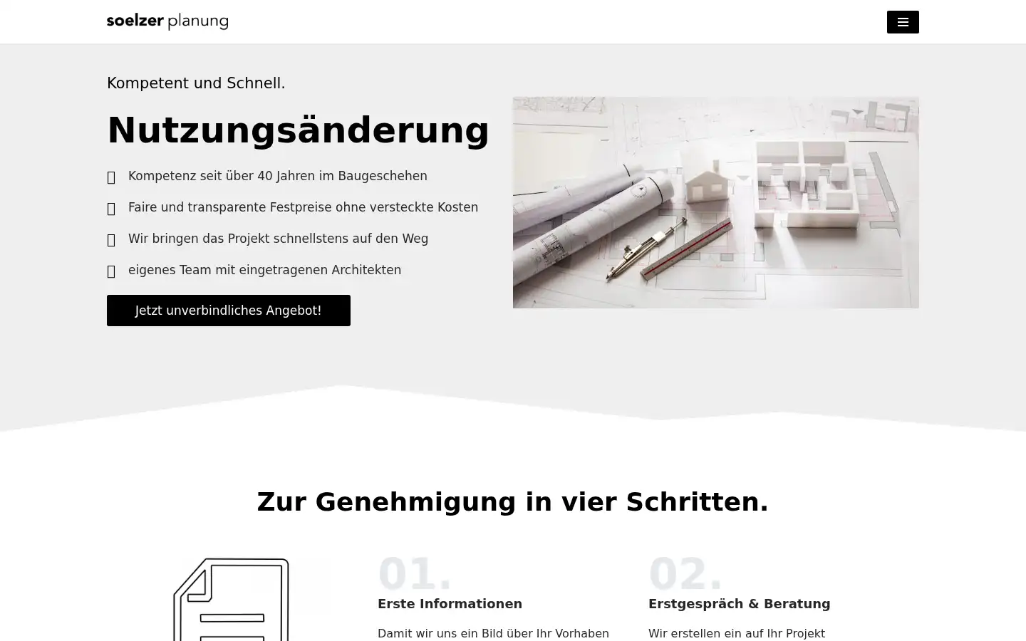 Screenshot of soelzerplanung.de