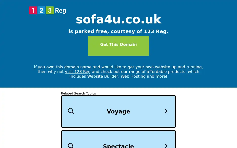 Screenshot of sofa4u.co.uk