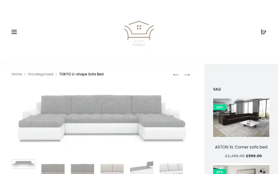 Screenshot of sofaspectacular.co.uk
