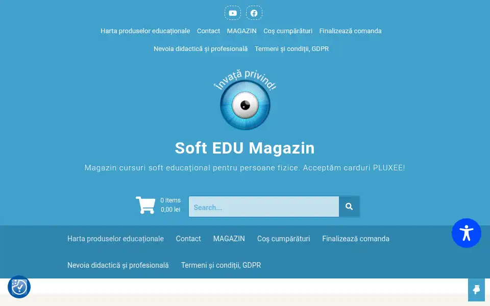 Screenshot of softedu-magazin.ro