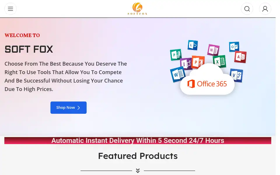 Screenshot of softfox.in