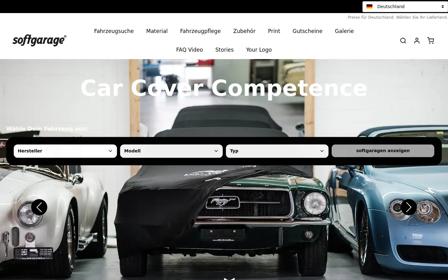 Screenshot of softgarage.de
