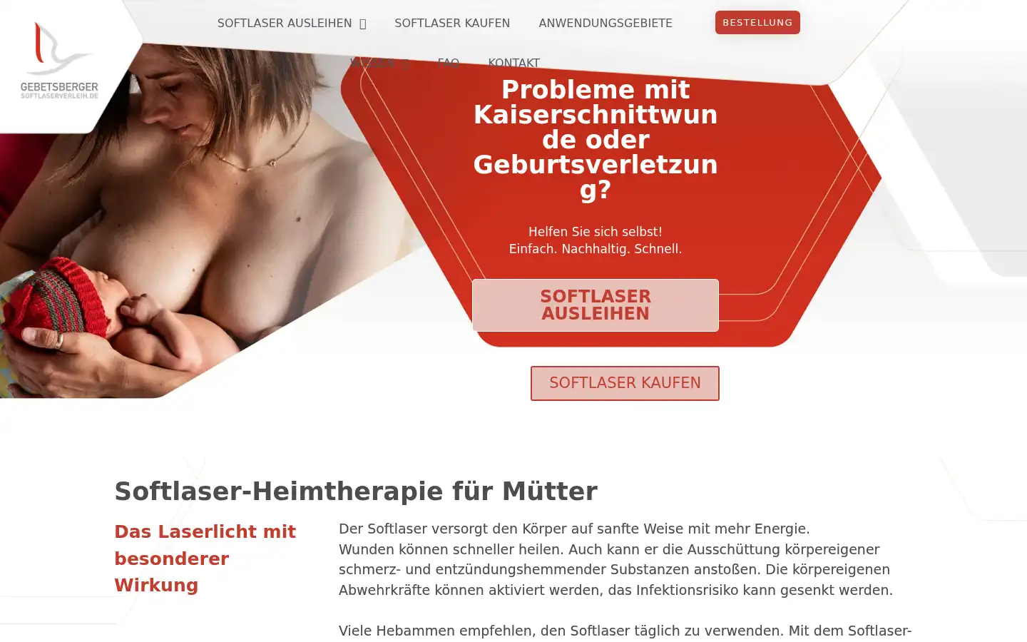 Screenshot of softlaserverleih.de