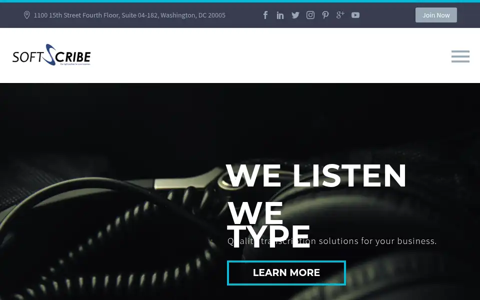 Screenshot of softscribellc.com