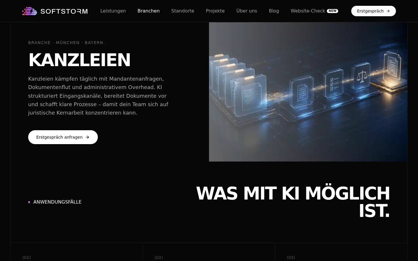Screenshot of softstorm.de