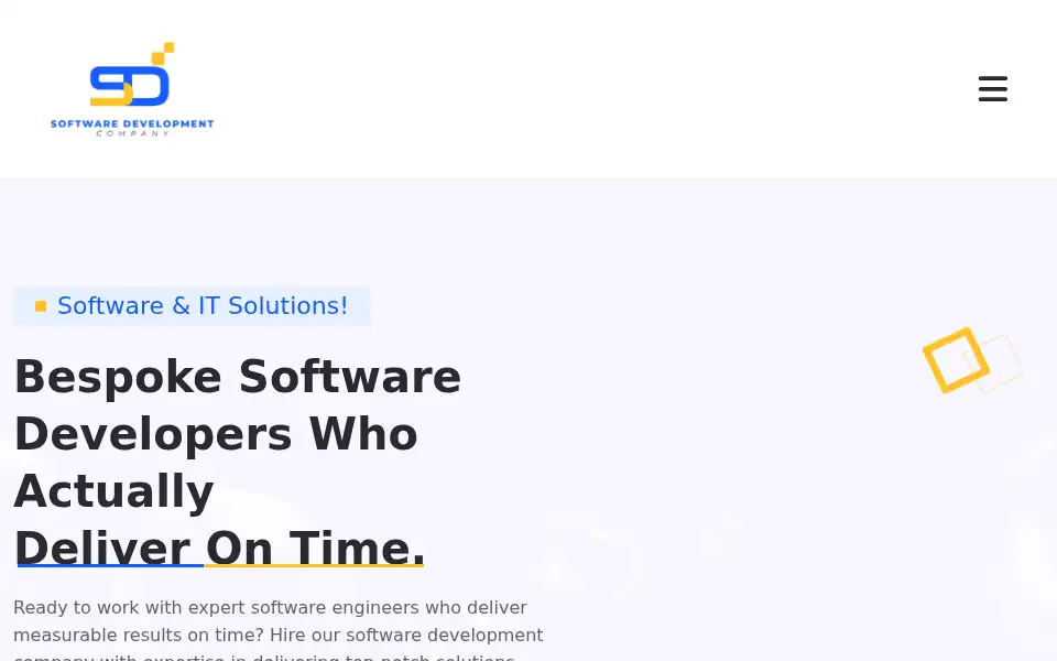 Screenshot of softwaredevelopmentcompany.io