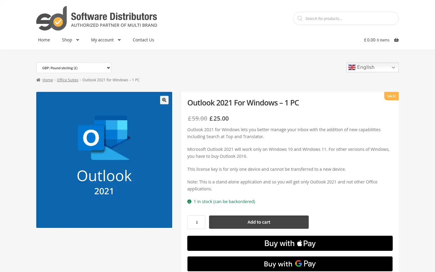 Screenshot of softwaredistributors.co