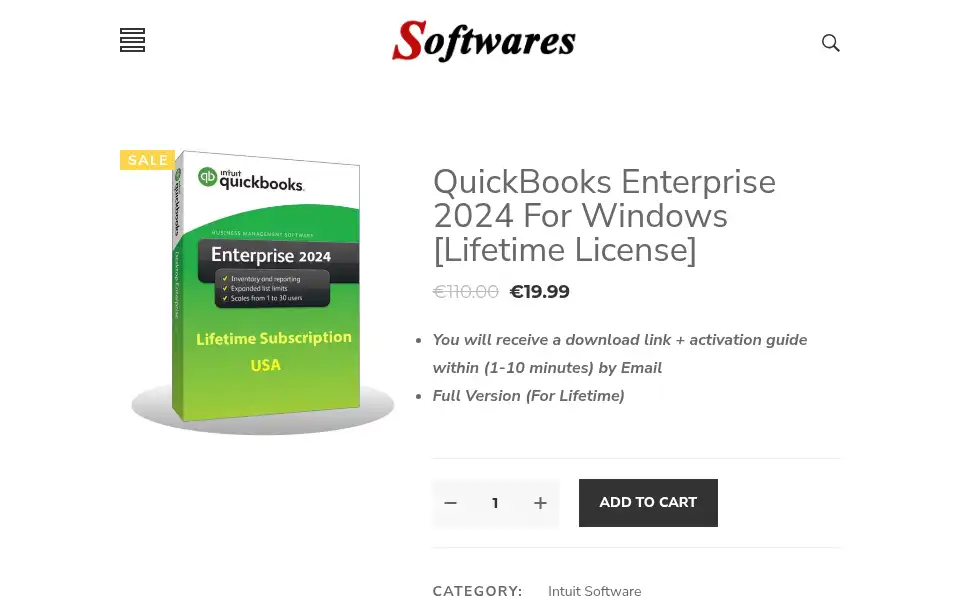 Screenshot of softwares.it.com