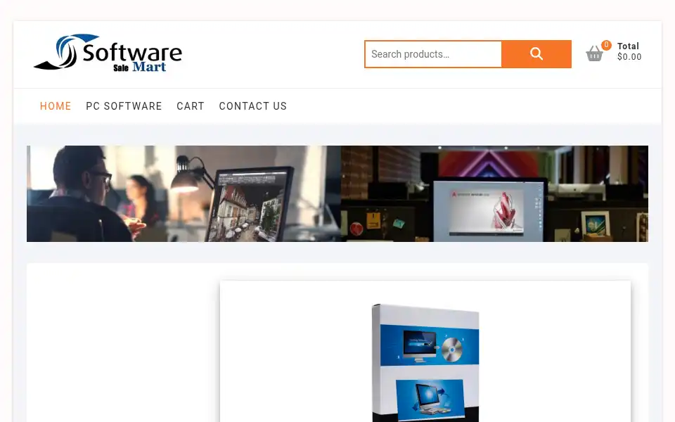 Screenshot of softwaresalemart.com