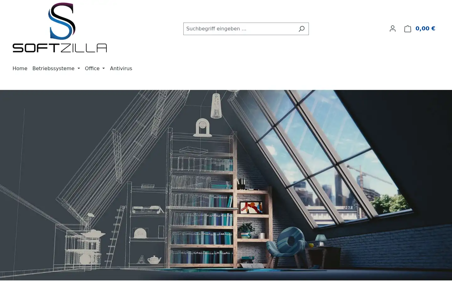 Screenshot of softzilla.de