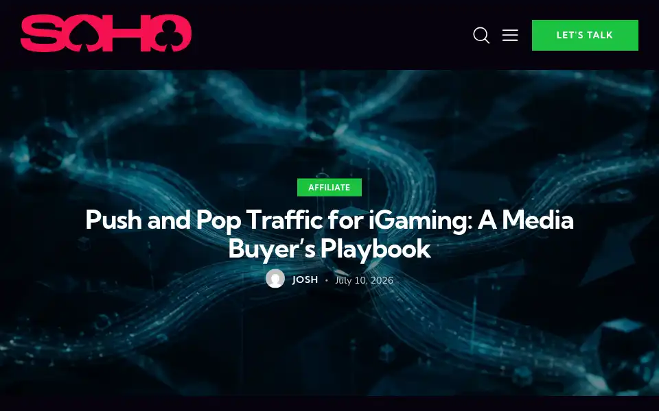 Screenshot of soho.partners