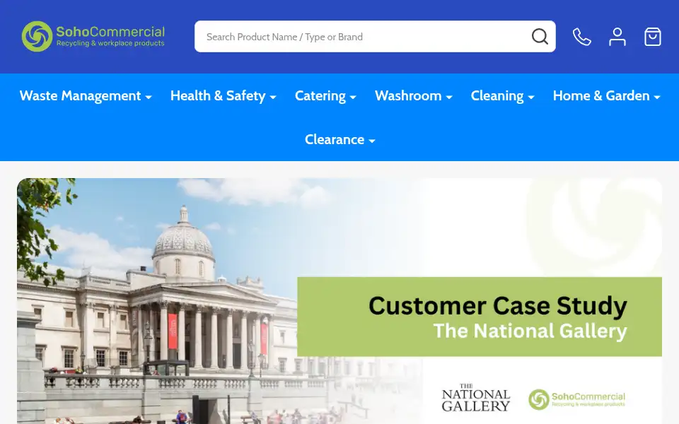 Screenshot of sohocommercial.com