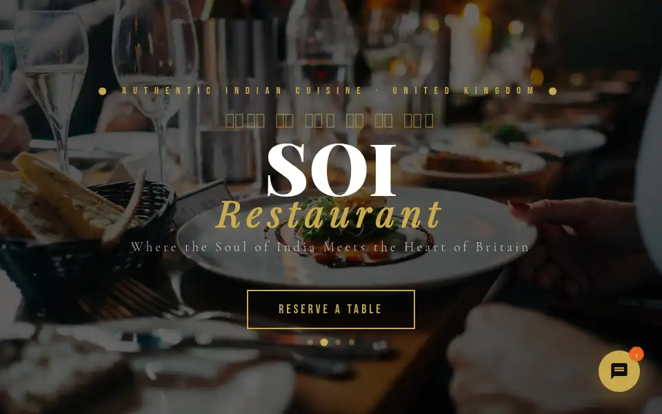 Screenshot of soi-restaurants.co.uk