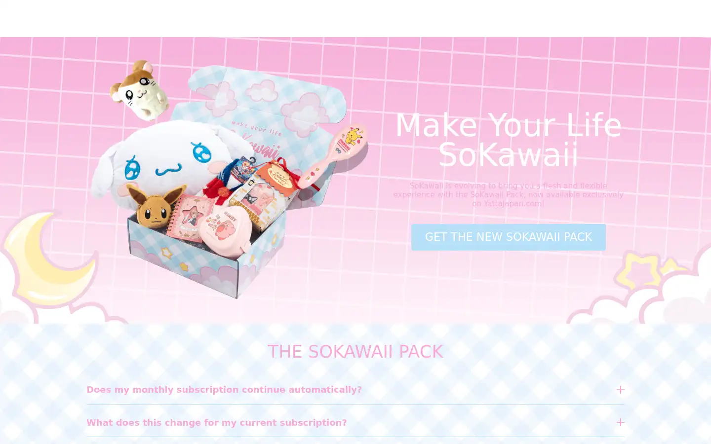 Screenshot of sokawaiibox.com