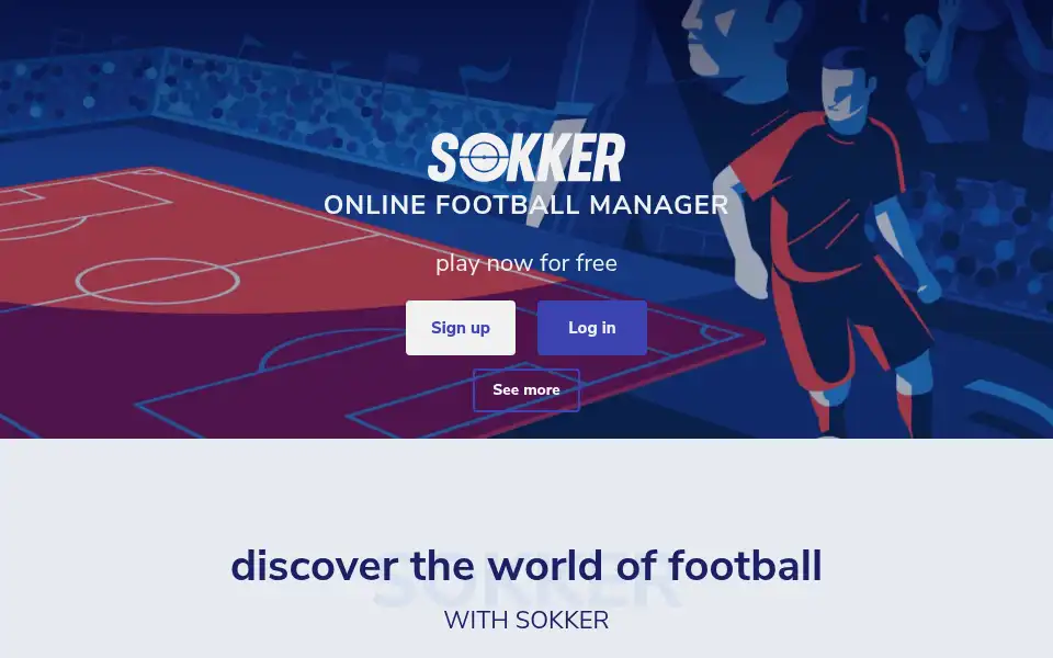 Screenshot of sokker.org