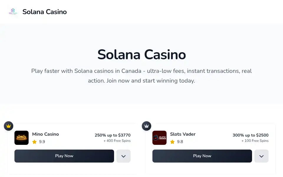 Screenshot of solana-casino.xyz