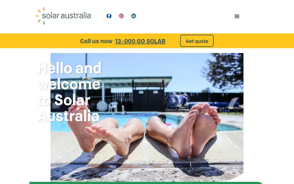 Screenshot of solaraustralia.com