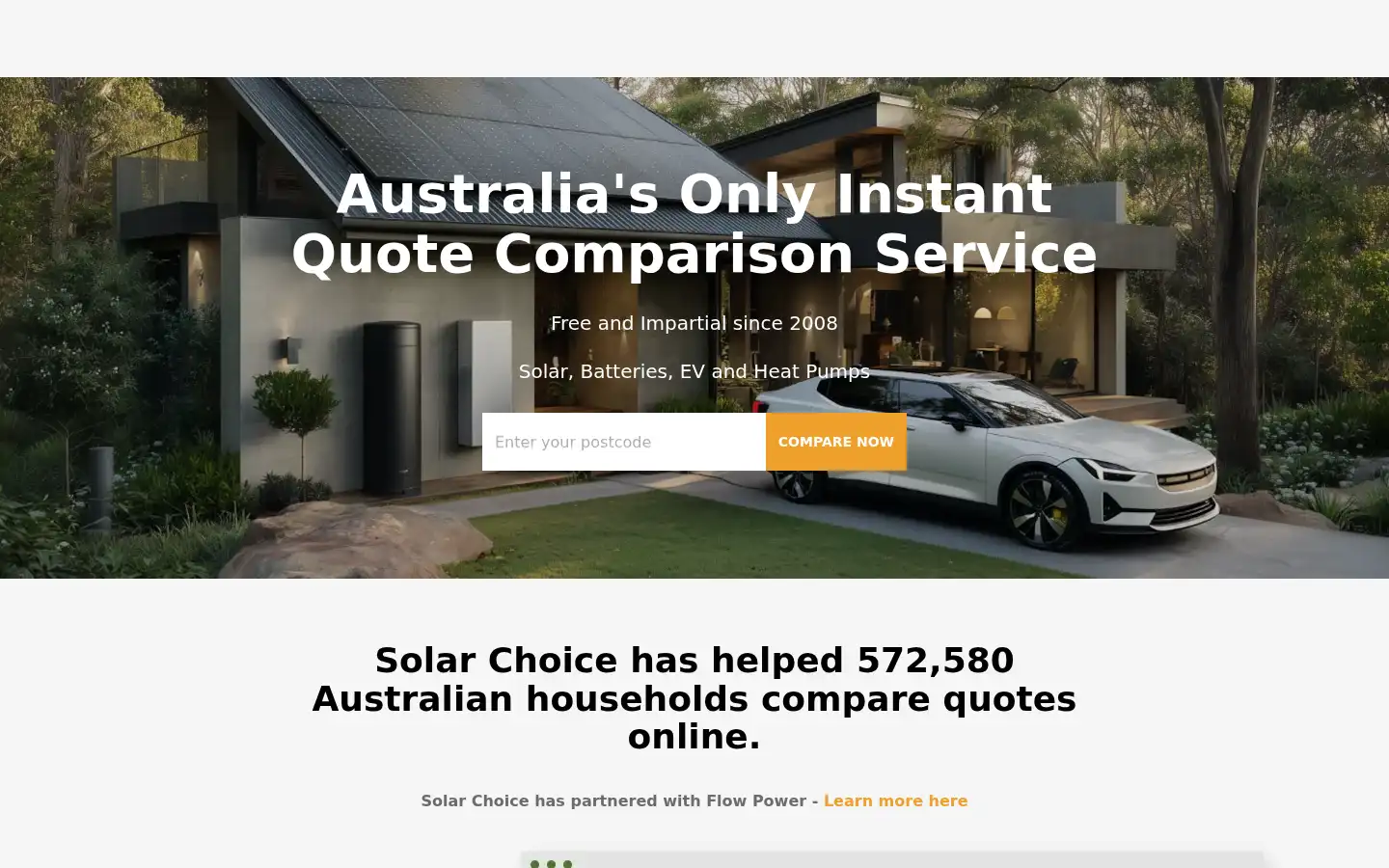 Screenshot of solarchoice.net.au