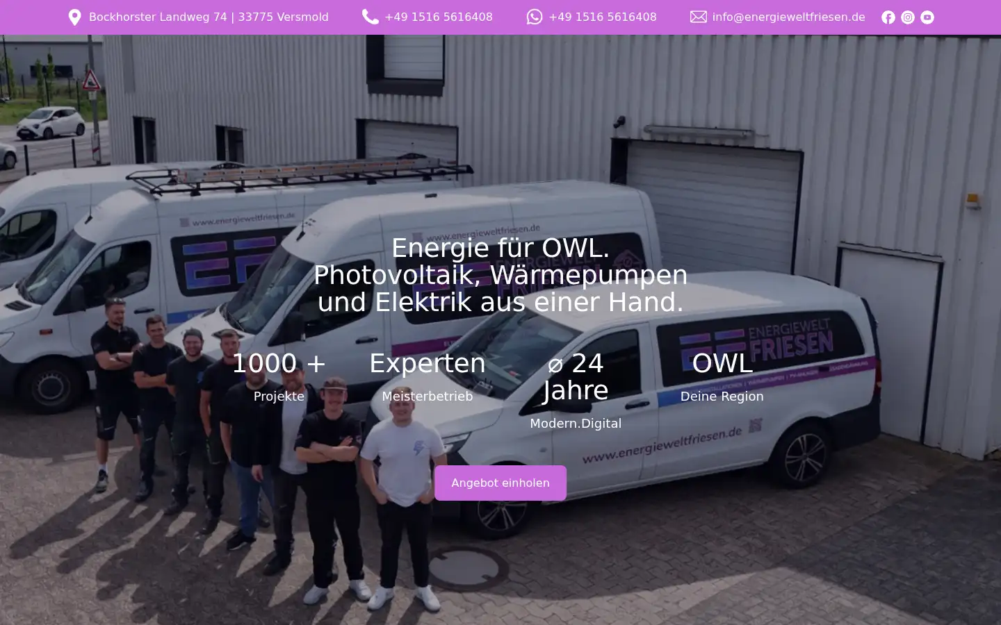 Screenshot of solarfriesen.de