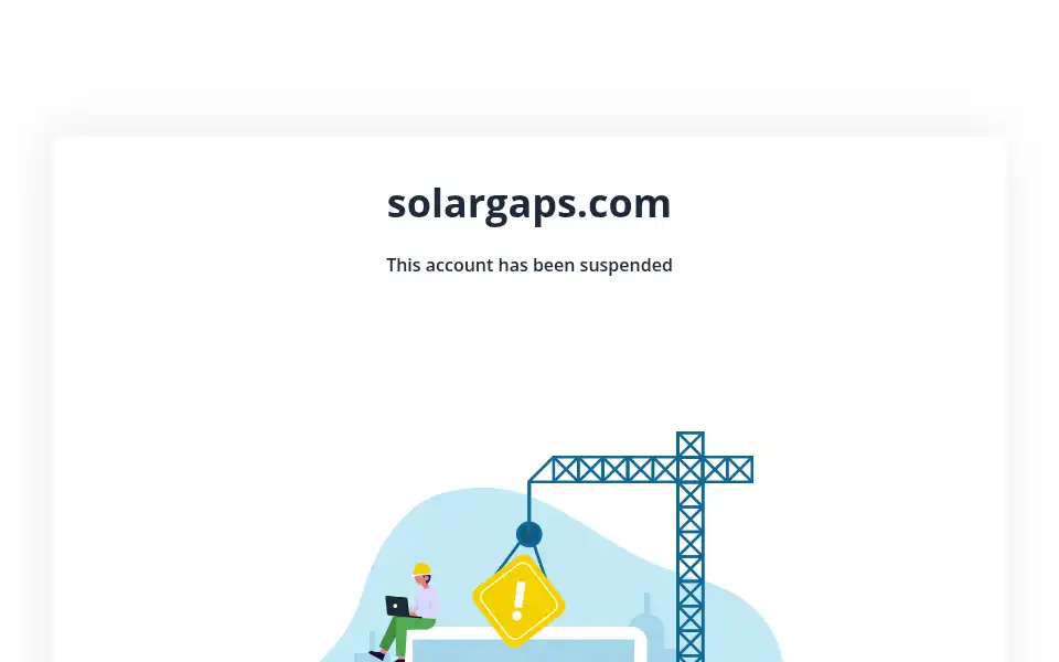Screenshot of solargaps.com