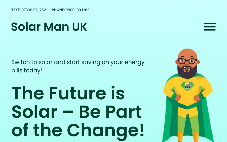 Screenshot of solarmanuk.com