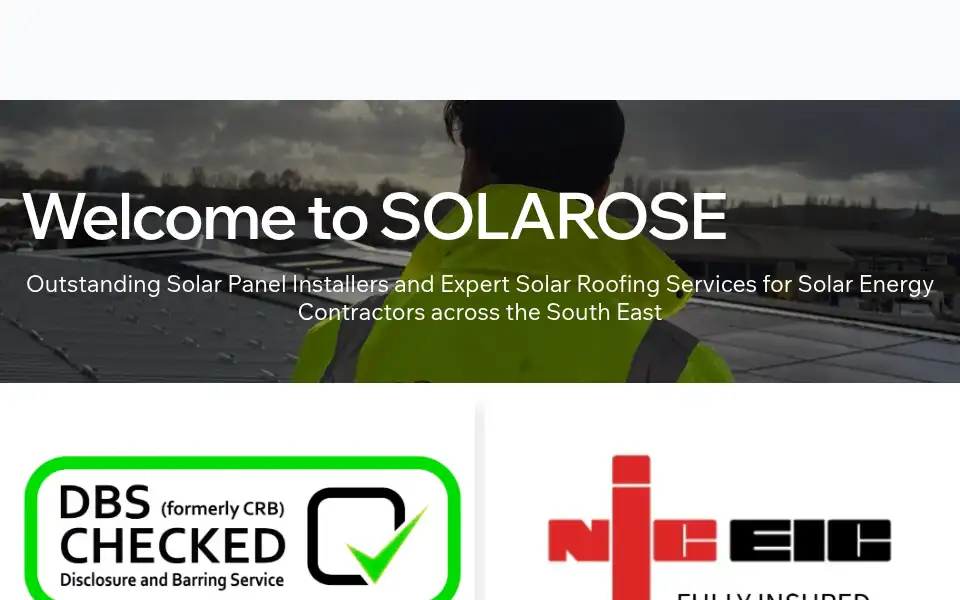 Screenshot of solarose.co.uk
