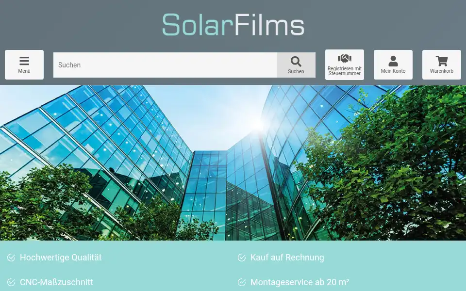 Screenshot of solarscreen.shop