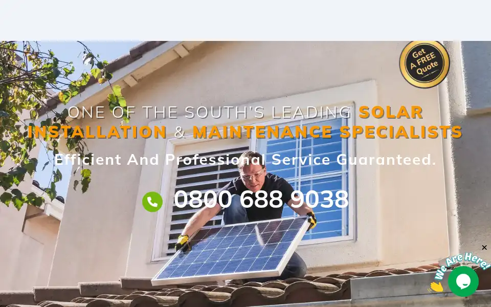 Screenshot of solarservicesltd.com
