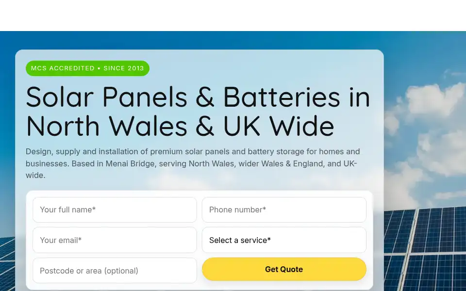Screenshot of solarstore.biz
