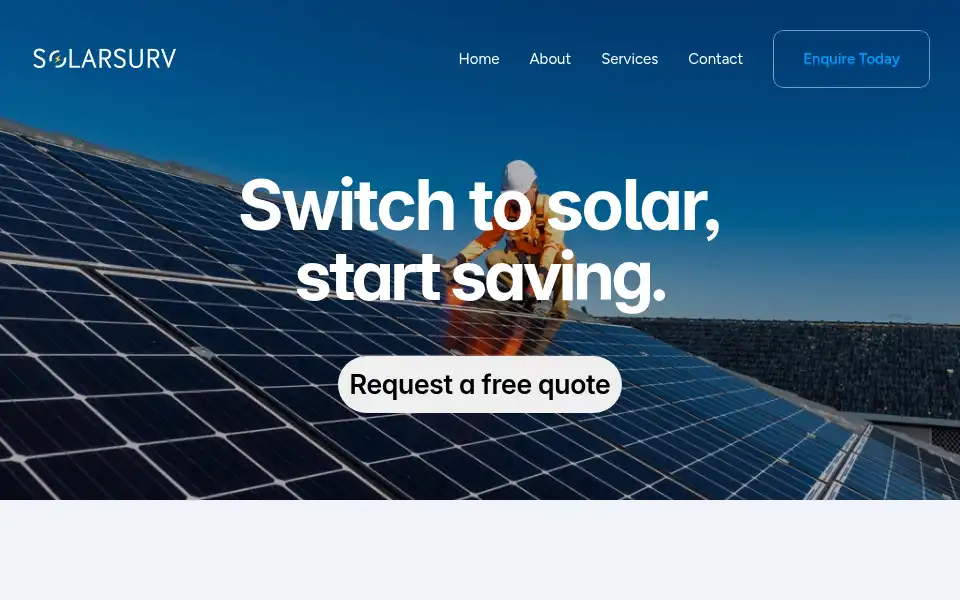 Screenshot of solarsurv.co.uk