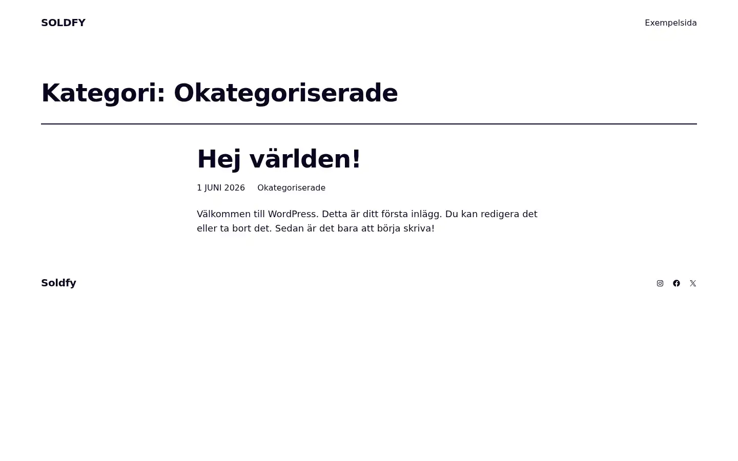 Screenshot of soldfy.se