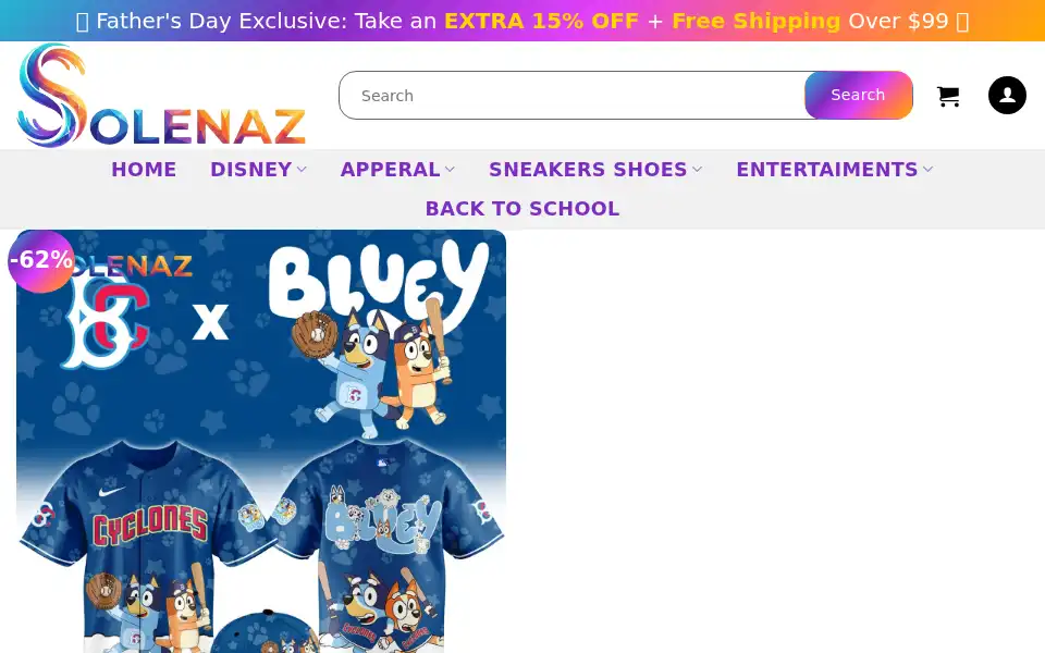 Screenshot of solenaz.com