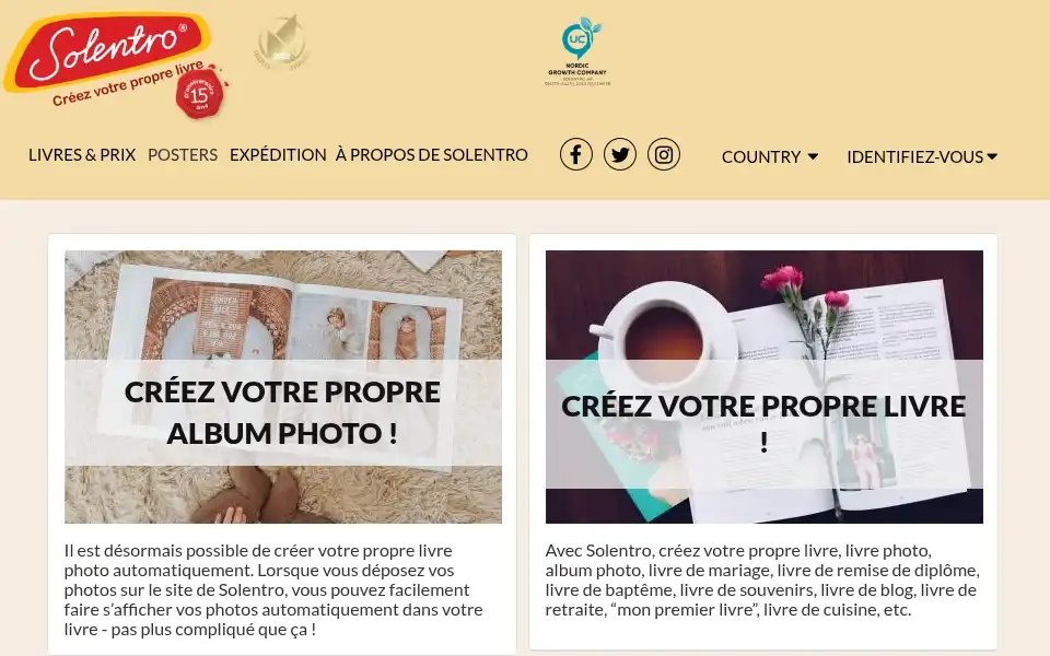 Screenshot of solentro.fr